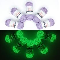 Yarn Bulingbuling Glow in The Dark 260 g, roxo, 273 jardas