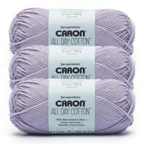 Yarn Caron All Day Algodão Malva 100% Algodão Mercerizado 158m