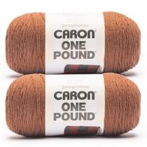 Yarn Caron One Pound, pacote com 2, 907 g, 100% acrílico, polido