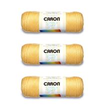 Yarn Caron Simply Soft Medium, pacote com 3, 510 g de acrílico