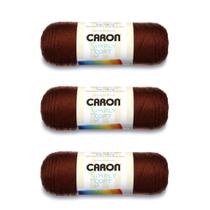 Yarn Caron Simply Soft, pacote com 3, 510 g de acrílico médio Yarn Caron Simply Soft, pacote com 3, 510 g de acrílico médio
