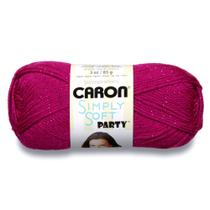 Yarn Caron Simply Soft Party Fuchsia 85g, 4 fios, crochê Yarn Caron Simply Soft Party Fuchsia 85g, 4 fios, crochê