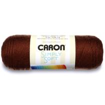 Yarn Caron Simply Soft Solids 100% acrílico, chocolate, 175 ml