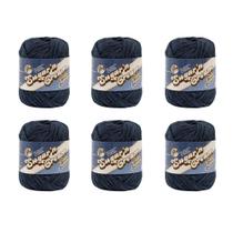 Yarn Lily Sugar'N Cream Indigo 100% algodão 71 g/109 m, pacote com 6