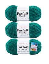 Yarn Premier Yarns Parfait Chunky Chenille 100g, pacote com 3 Yarn Premier Yarns Parfait Chunky Chenille 100g, pacote com 3