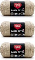 Yarn Red Heart Super Saver Buff 198g/333m - pacote com 3 Yarn Red Heart Super Saver Buff 198g/333m - pacote com 3