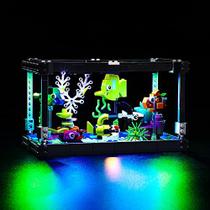YEABRICKS LED Light Kit para Lego - Criador 3-em-1 Fish Tank Building Blocks Model, LED Light Set Compatível com Lego 31122 (Lego Set NÃO Incluído)
