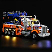 YEABRICKS LED Light Kit para Lego - Technic Heavy-Duty Tow Truck Building Blocks Modelo, LED Light Set Compatível com 42128 (Lego Set NÃO Incluído)