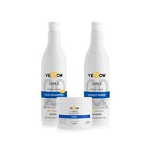 Yellow Curls Kit Trio Shampoo + Condicionador + Mascara