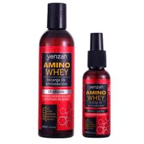 Yenzah Amino Whey Kit - Tônico + Shampoo