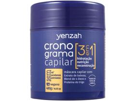 Yenzah Cronograma Capilar 3 Em 1 - Máscara de Tratamento - 480g