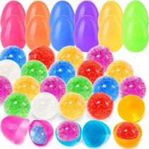 Yeopopshop 24 Ovos de Páscoa com Bolas Saltitantes com Glitter Yeopopshop 24 Ovos de Páscoa com Bolas Saltitantes com Glitter