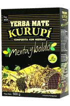 Yerba mate kurupi - menta e boldo - caixa com 12 und 500 grs