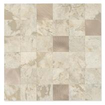 Yipscazo 10 folhas de revestimento adesivo tipo mosaico para backsplash, aço inoxidável, metal, para cozinha, fogão, banheiro e lavanderia, na cor pedra ecru (11,8'' x 11,8'') Yipscazo 10 folhas de revestimento adesivo tipo mosaico para backsplash, aço inoxidável, metal, para cozinha, fogão, banheiro e lavanderia, na cor pedra ecru (11,8'' x 11,8'')