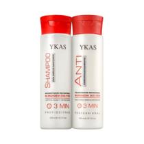 Ykas 3 Minutos Shampoo 300ml + Anti Emborrachamento 300ml Ykas 3 Minutos Shampoo 300ml + Anti Emborrachamento 300ml