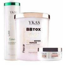 Ykas Botox 1Kg + Citric 1Kg + Máscara Verniz 250g