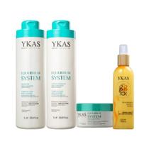 Ykas Equilibrium System Kit Grande Completo + Ykas BBtox Líquido Desmaia Cabelo 250ml Ykas Equilibrium System Kit Grande Completo + Ykas BBtox Líquido Desmaia Cabelo 250ml