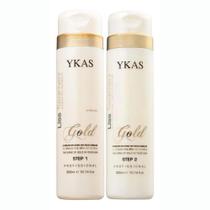 Ykas Gold Escova Progressiva Kit Ouro Passo 1 E 2 (2 X 300 Ml) Ykas Gold Escova Progressiva Kit Ouro Passo 1 E 2 (2 X 300 Ml)