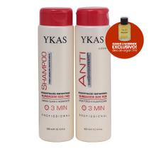 Ykas Kit 3 Minutos SOS de Tratamento Reconstrutor Profundo e Selador de Cutículas