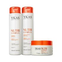 Ykas Nutri Complex Shampoo + Condicionador 300ml + Máscara 250g