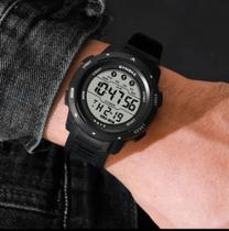 YNOKE-Relógio de silicone masculino, tela grande, luminoso LED digital, esportivo.