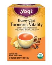 Yogi Honey Chai Cúrcuma Vitalidade 16 sachês Yogi Honey Chai Cúrcuma Vitalidade 16 sachês