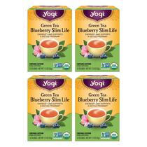 Yogi Tea Green Tea Blueberry Slim Life 64 sacos orgânicos Yogi Tea Green Tea Blueberry Slim Life 64 sacos orgânicos