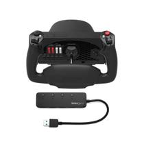 Yoke de Controles de Voo Honeycomb Alpha com Painel de Interruptores USB