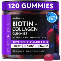 YOLOBALANCE Gomas de Biotina 10.000 mcg 120 unidades