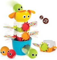 Yookidoo Babies Musical Tumble Ball Stacker Toy. Colorful Sensory Toddlers STEM Enhanceing Game. Jogo de empilhamento operado por bateria. Idades de 9 meses.