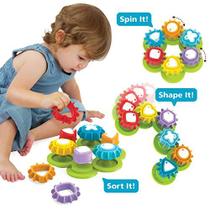 Yookidoo Shape 'N' Spin Gear Sorter. Um brinquedo de atividade de desenvolvimento para crianças de 1 a 3 anos. Jogo de sorte de crianças com múltiplas cores e formas, que também gira. (Caixa fechada)