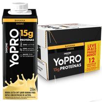 YoPRO Banana UHT 15g de Proteínas 250ml (12 unidades)