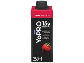 Yopro Bebida Láctea com Morango Danone 15g de proteínas 250ml