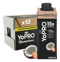 Yopro Bebida Láctea Uht Coco Com Batata-doce 15g De Proteínas 250ml - 12 Unidades Yopro Bebida Láctea Uht Coco Com Batata-doce 15g De Proteínas 250ml - 12 Unidades