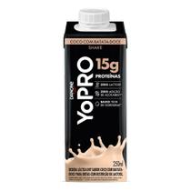 YoPRO Bebida Láctea UHT Coco com Batata-Doce 15g de proteínas 250ml