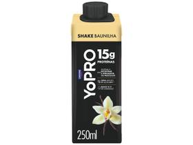 YoPRO Bebida Láctea UHT Milkshake de Baunilha 15g de proteínas 250ml YoPRO Bebida Láctea UHT Milkshake de Baunilha 15g de proteínas 250ml
