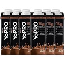 Yopro Danone Chocolate 15g Proteina Whey Yopro 6unidades