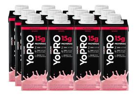 Yopro Danone Morango 15g Proteina - 12 Unidades Yopro Danone Morango 15g Proteina - 12 Unidades