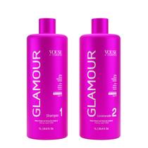 Youse kit shampoo +condicionador glamour 1 lt