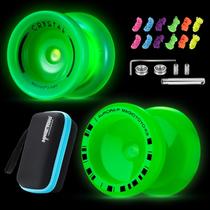 Yoyo MAGICYOYO Fingerspin K2+K3 Glow Green para crianças de 8 a 12 anos Yoyo MAGICYOYO Fingerspin K2+K3 Glow Green para crianças de 8 a 12 anos