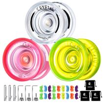Yoyo MAGICYOYO K2 Crystal para crianças com acessórios, pacote com 3