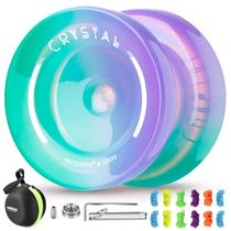Yoyo MAGICYOYO K2 Crystal para crianças de 8 a 12 anos com estojo e 12 cordas