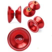 Yoyo Profissional Magicyoyo T5 Vermelho Rolamento Côncavo ioiô de alumínio + 5 cordas de yo-yo