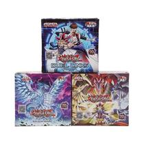 Yu-Gi-Oh Anime jogo coleção cartão Blue-Eyes White Dragon TCG Booster Box brinquedo infantil