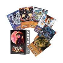 Yu-Gi-Oh GX Anime Style DIY 100PCS E-HERO Yugioh GX Proxy Cards Coleção De Jogos Presente Para