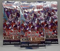 Yu-Gi-Oh! (yugioh) - ATAQUE SELVAGEM ( KIT COM 03 BOOSTER ) Yu-Gi-Oh! (yugioh) - ATAQUE SELVAGEM ( KIT COM 03 BOOSTER )