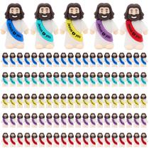 YudaNae Mini Jesus Figures, estatuetas de borracha de Jesus, brinquedos a granel, lembrancinhas religiosas, escola dominical, artesanato, presentes de batismo para recheadores de ovos de Páscoa YudaNae Mini Jesus Figures, estatuetas de borracha de Jesus, brinquedos a granel, lembrancinhas religiosas, escola dominical, artesanato, presentes de batismo para recheadores de ovos de Páscoa