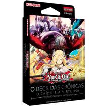 Yugioh O Deck Das Crônicas O Caído e a Virtuosa Cartas Metalizada Português Konami Yugioh O Deck Das Crônicas O Caído e a Virtuosa Cartas Metalizada Português Konami