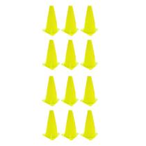 Z12x Mini Cone Sinalização Esportivo 23cm Agilidade Treino AMARELO Z12x Mini Cone Sinalização Esportivo 23cm Agilidade Treino AMARELO