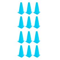 Z12x Mini Cone Sinalização Esportivo 23cm Agilidade Treino AZUL Z12x Mini Cone Sinalização Esportivo 23cm Agilidade Treino AZUL
